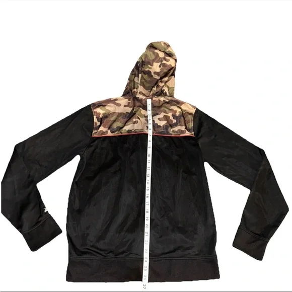 Miami Heat Jacket Mens Medium Zipway  Commando Full Zip Black Camo Hooded NBA - Picture 4 of 5
